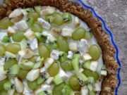 Tarte verte au nougat (sans cuisson)