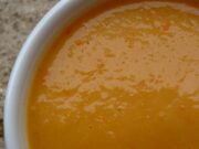 Velouté de pommes et poivron