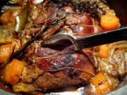 Agneau bio à la cuiller (cuisson douce)