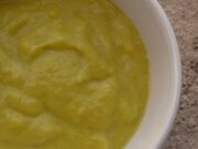 Crème de radis noir au lait de coco