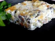 Gratin de courgette et poireau