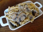 Pâtes expresses champignons-tartiflette