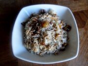 Riz sauté aux marrons