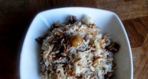 Riz sauté aux marrons