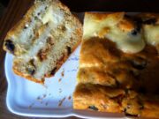 Cake mozzarella, olives et tomates séchées