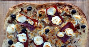 Pizza blanche à la viande des Grisons