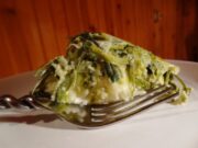 Gratin de riz et poireaux