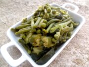Poêlée de légumes verts surgelés