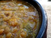 Soupe aux lentilles et betterave