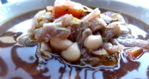 Soupe orientale au chou rouge