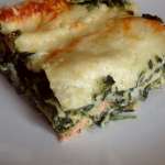 Lasagnes au saumon et épinards