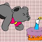 gateau-d-anniversaire-avec-1-bougie