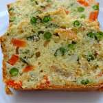 Cake printanier aux crevettes sans gluten 0