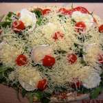 Pizza à la roquette et au chèvre 5