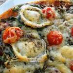 Pizza à la roquette et au chèvre 6