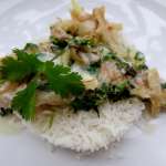 Poisson au lait de coco et coriandre