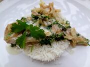 Poisson au lait de coco et coriandre