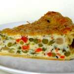Quiche au surimi et aux légumes
