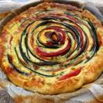 Quiche aux légumes en spirale  16