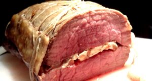 Rôti de boeuf bio au nougat
