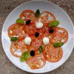 Carpaccio de coeur de boeuf
