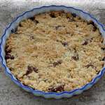 Crumble de pommes au dulce de leche