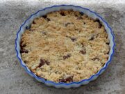 Crumble de pommes au dulce de leche