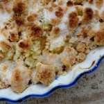 Crumble pommes, ananas, amandes 0