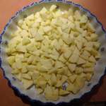 Crumble pommes, ananas, amandes 1