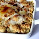 Crumble pommes, ananas, amandes
