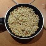 Crumble pommes, ananas, amandes 4