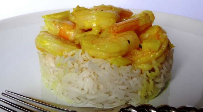 Curry aux crevettes et lait de coco 0