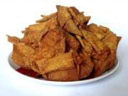 Pâte de raviolis frites pour dip