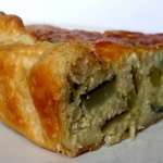 Quiche à l&rsquo;avoine, courgettes et petits pois