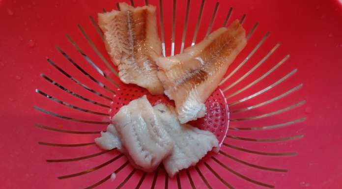 Salade de poisson et surimi sauce aneth et miel 3