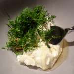 Salade de poisson et surimi sauce aneth et miel 9