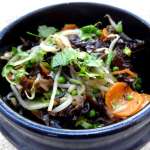 Wok de légumes aux champignons noirs 0