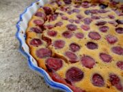 Clafoutis aux cerises et pistache