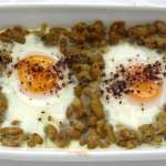Flageolets aux oeufs et aneth (Baghali-Ghtot Iran)