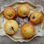 Muffins à la rose et framboises 11