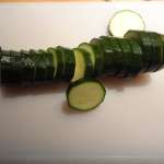 Tartare courgette, concombre et avocat 1