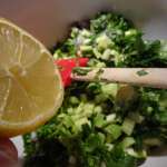 Tartare courgette, concombre et avocat 12