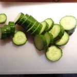 Tartare courgette, concombre et avocat 3