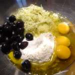 Cake courgette olives noires 2