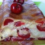 Entremet aux cerises