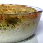 Gratin d&rsquo;asperges, riz et surimi