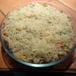 Gratin d&rsquo;asperges, riz et surimi 16