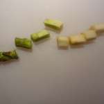 Gratin d&rsquo;asperges, riz et surimi 2