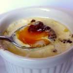 Oeufs cocottes oignon et crème