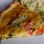 Quiche aux tomates et roquette 0